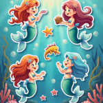 Kids Stickers - Sheet v58